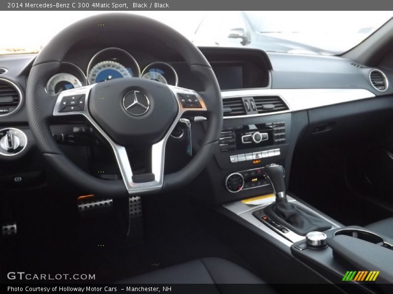 Black / Black 2014 Mercedes-Benz C 300 4Matic Sport