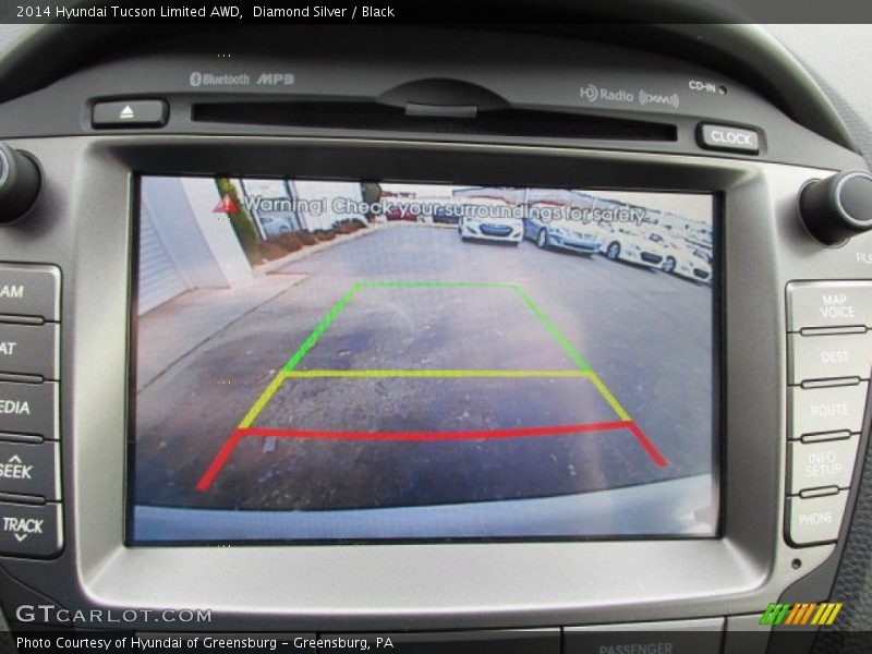 Diamond Silver / Black 2014 Hyundai Tucson Limited AWD