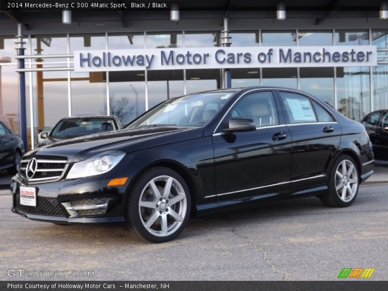 Black / Black 2014 Mercedes-Benz C 300 4Matic Sport