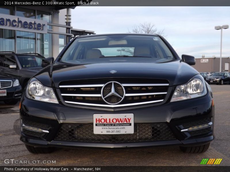 Black / Black 2014 Mercedes-Benz C 300 4Matic Sport