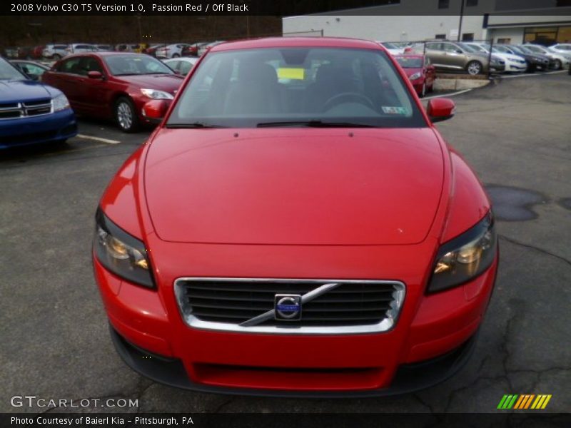 Passion Red / Off Black 2008 Volvo C30 T5 Version 1.0