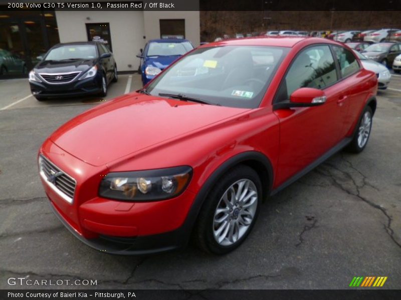 Passion Red / Off Black 2008 Volvo C30 T5 Version 1.0