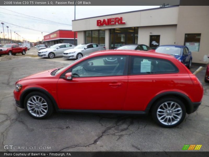 Passion Red / Off Black 2008 Volvo C30 T5 Version 1.0