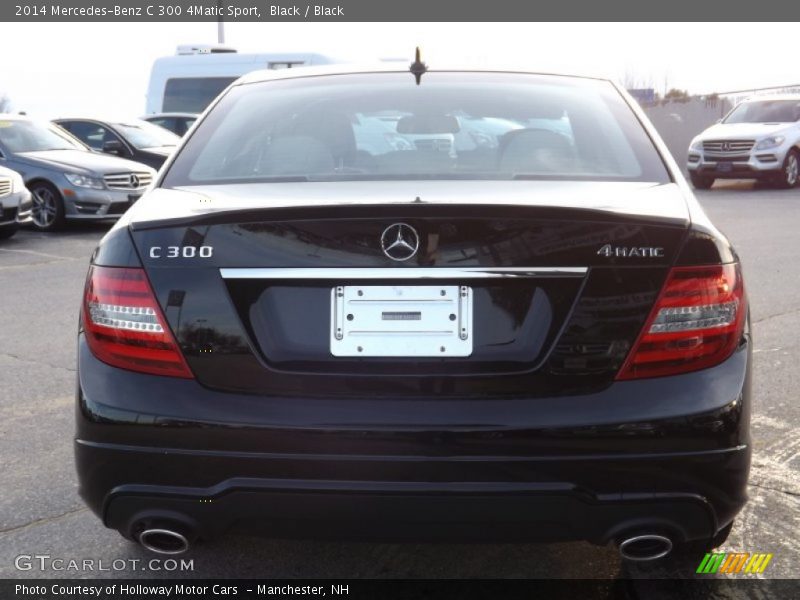 Black / Black 2014 Mercedes-Benz C 300 4Matic Sport