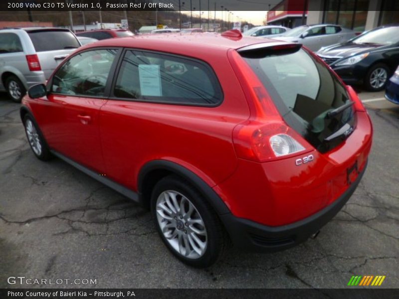 Passion Red / Off Black 2008 Volvo C30 T5 Version 1.0