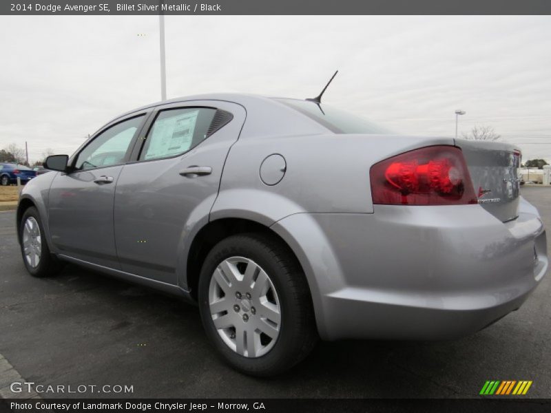Billet Silver Metallic / Black 2014 Dodge Avenger SE