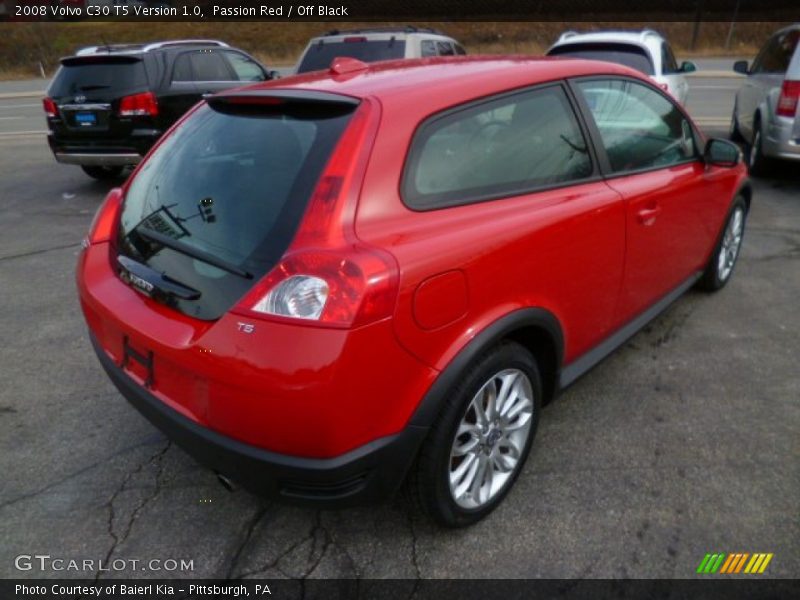 Passion Red / Off Black 2008 Volvo C30 T5 Version 1.0