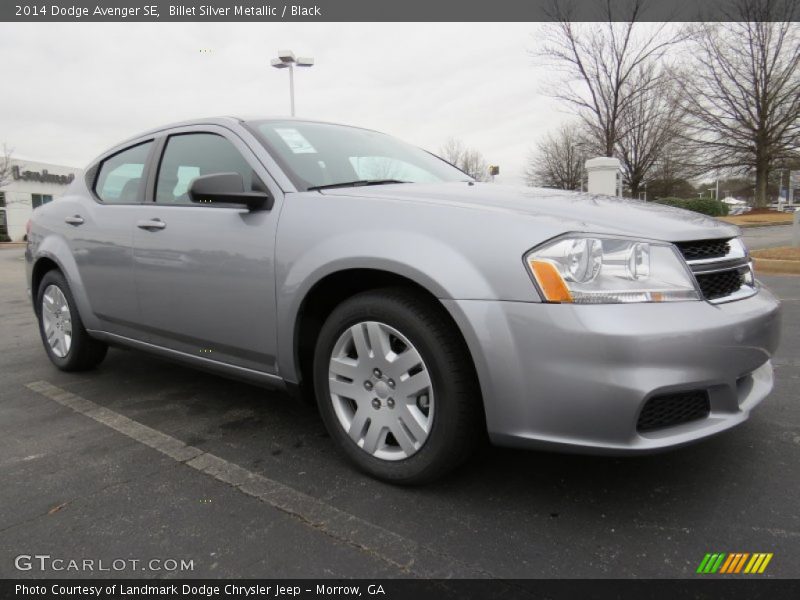 Billet Silver Metallic / Black 2014 Dodge Avenger SE