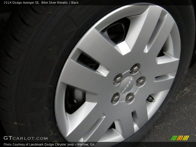 Billet Silver Metallic / Black 2014 Dodge Avenger SE