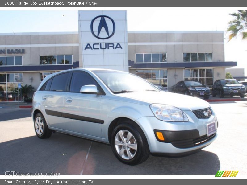 Polar Blue / Gray 2008 Kia Rio Rio5 LX Hatchback