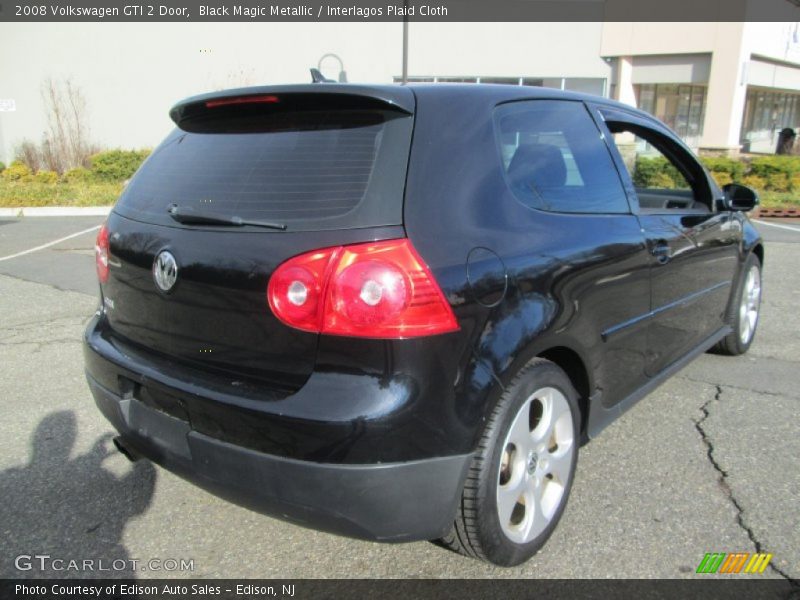 Black Magic Metallic / Interlagos Plaid Cloth 2008 Volkswagen GTI 2 Door
