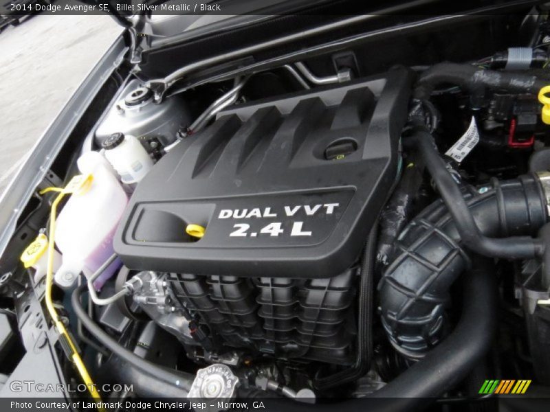 Billet Silver Metallic / Black 2014 Dodge Avenger SE