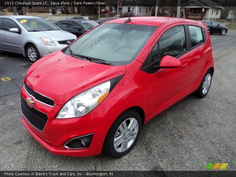 Salsa (Red) / Dark Pewter/Silver 2013 Chevrolet Spark LT