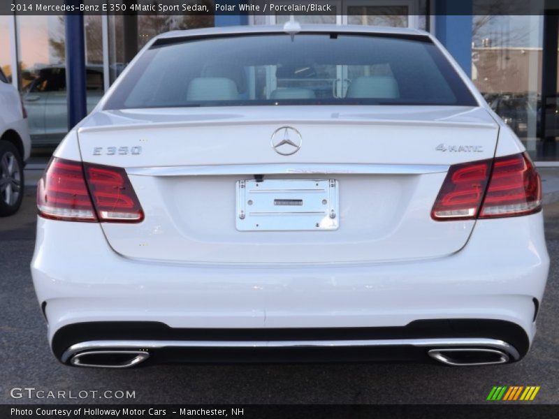 Polar White / Porcelain/Black 2014 Mercedes-Benz E 350 4Matic Sport Sedan