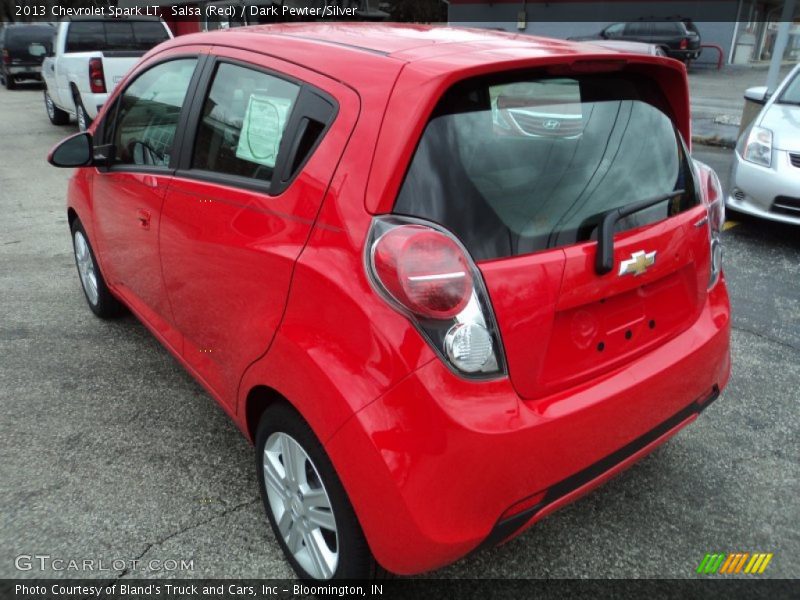 Salsa (Red) / Dark Pewter/Silver 2013 Chevrolet Spark LT