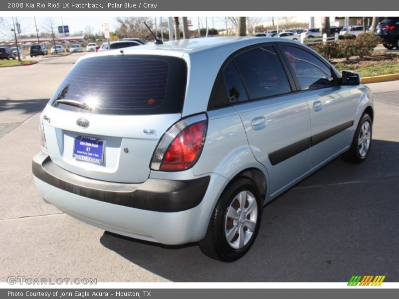 Polar Blue / Gray 2008 Kia Rio Rio5 LX Hatchback