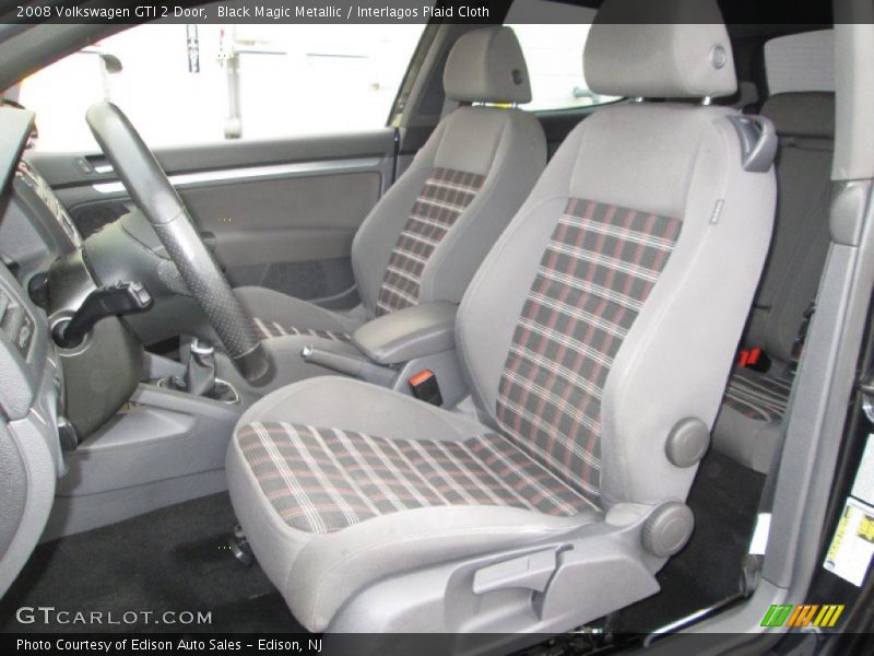 Front Seat of 2008 GTI 2 Door