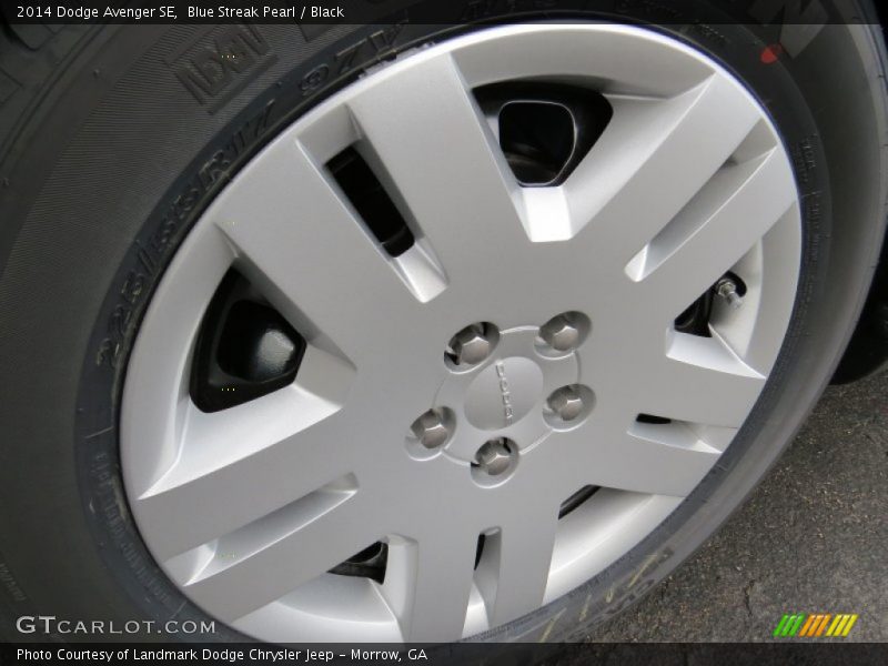 Blue Streak Pearl / Black 2014 Dodge Avenger SE