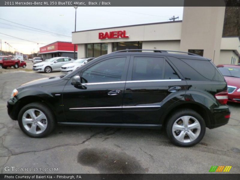 Black / Black 2011 Mercedes-Benz ML 350 BlueTEC 4Matic