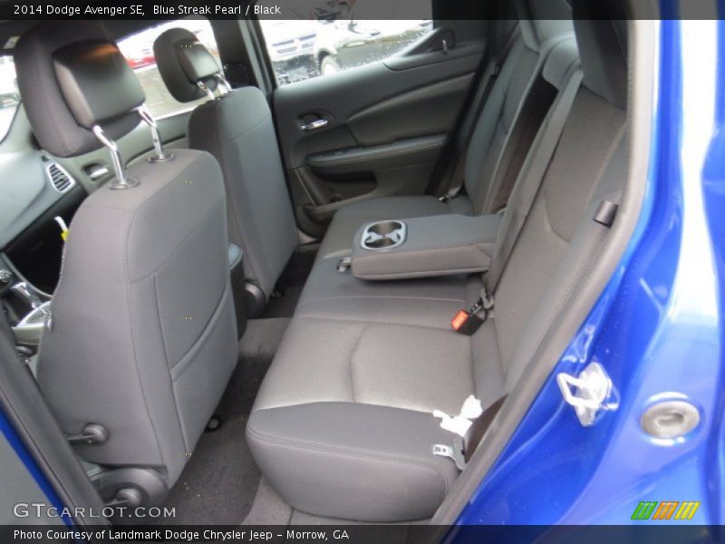 Blue Streak Pearl / Black 2014 Dodge Avenger SE