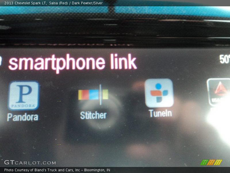 Salsa (Red) / Dark Pewter/Silver 2013 Chevrolet Spark LT