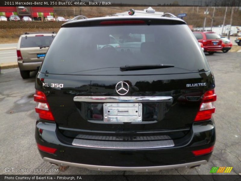 Black / Black 2011 Mercedes-Benz ML 350 BlueTEC 4Matic