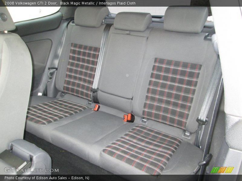 Rear Seat of 2008 GTI 2 Door