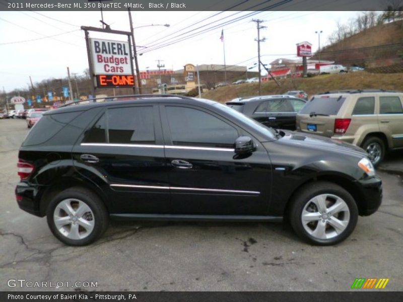Black / Black 2011 Mercedes-Benz ML 350 BlueTEC 4Matic