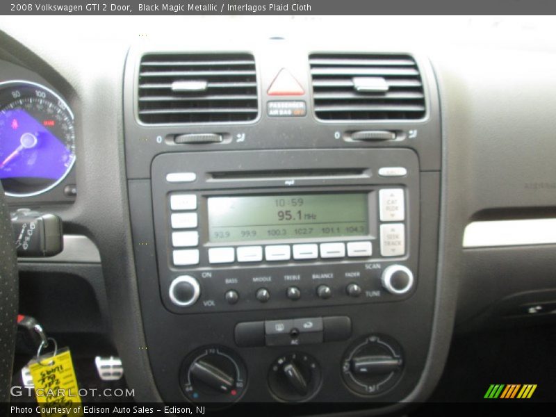 Controls of 2008 GTI 2 Door