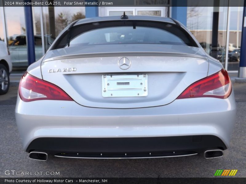 Polar Silver Metallic / Brown 2014 Mercedes-Benz CLA 250