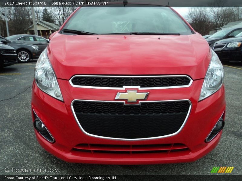 Salsa (Red) / Dark Pewter/Silver 2013 Chevrolet Spark LT