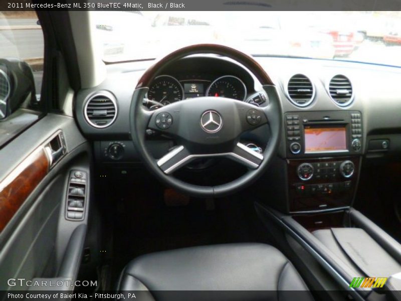Black / Black 2011 Mercedes-Benz ML 350 BlueTEC 4Matic