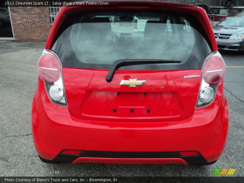Salsa (Red) / Dark Pewter/Silver 2013 Chevrolet Spark LT