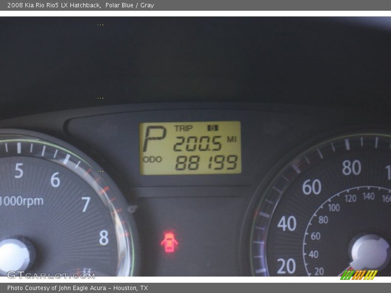 Polar Blue / Gray 2008 Kia Rio Rio5 LX Hatchback
