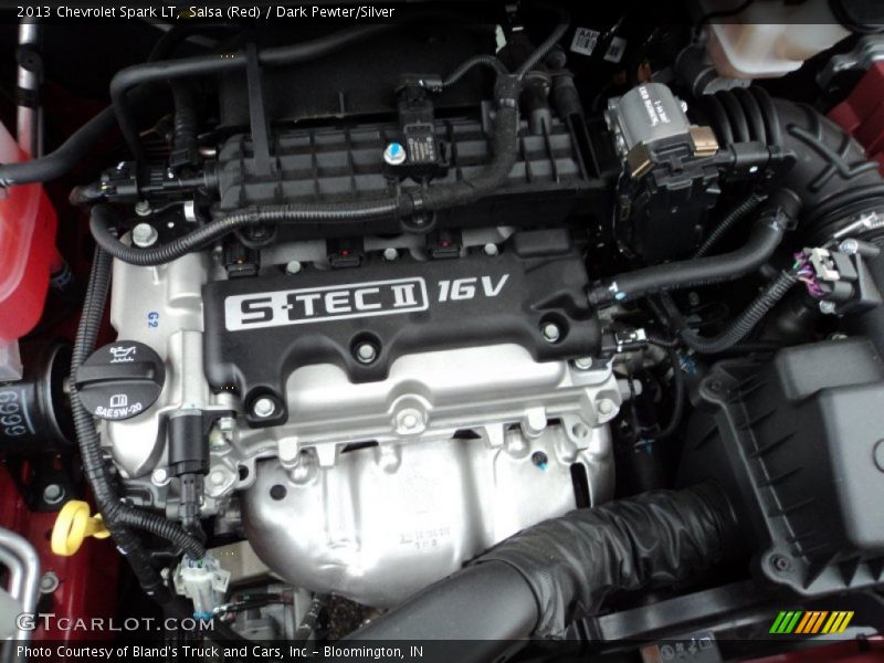 Salsa (Red) / Dark Pewter/Silver 2013 Chevrolet Spark LT