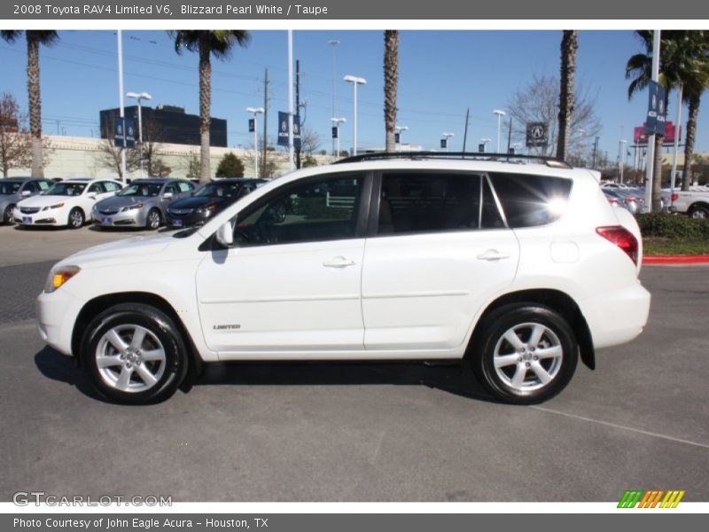  2008 RAV4 Limited V6 Blizzard Pearl White