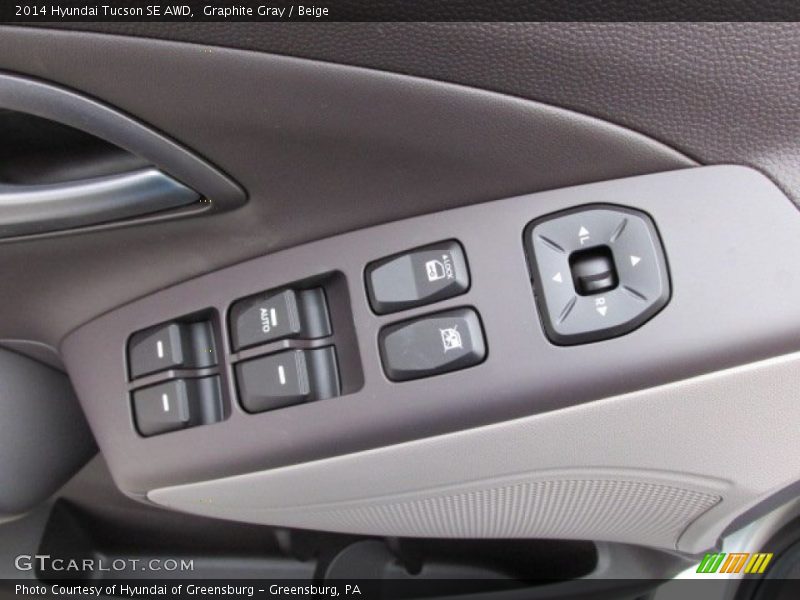 Graphite Gray / Beige 2014 Hyundai Tucson SE AWD