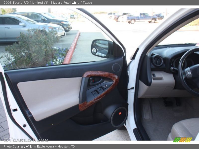 Blizzard Pearl White / Taupe 2008 Toyota RAV4 Limited V6