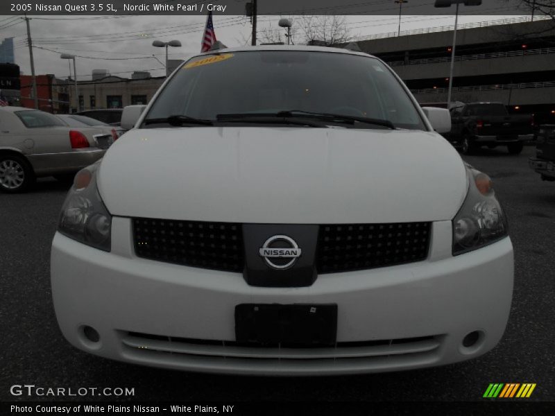 Nordic White Pearl / Gray 2005 Nissan Quest 3.5 SL