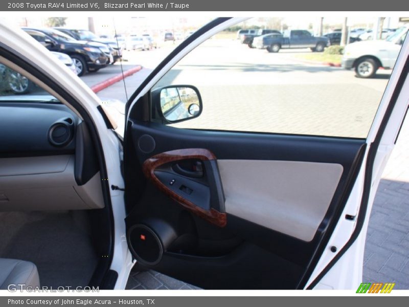 Blizzard Pearl White / Taupe 2008 Toyota RAV4 Limited V6