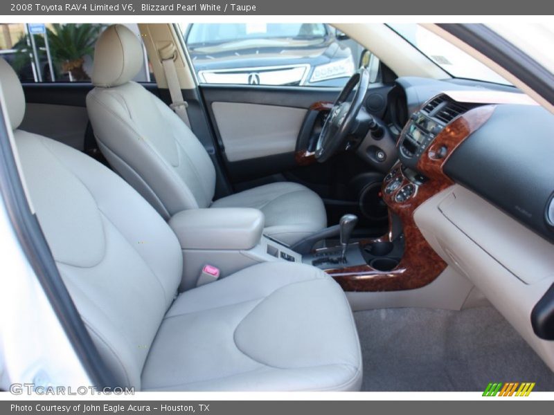 Blizzard Pearl White / Taupe 2008 Toyota RAV4 Limited V6