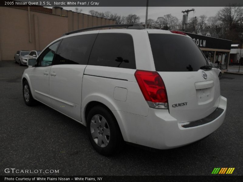 Nordic White Pearl / Gray 2005 Nissan Quest 3.5 SL