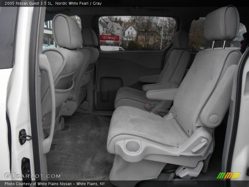 Nordic White Pearl / Gray 2005 Nissan Quest 3.5 SL