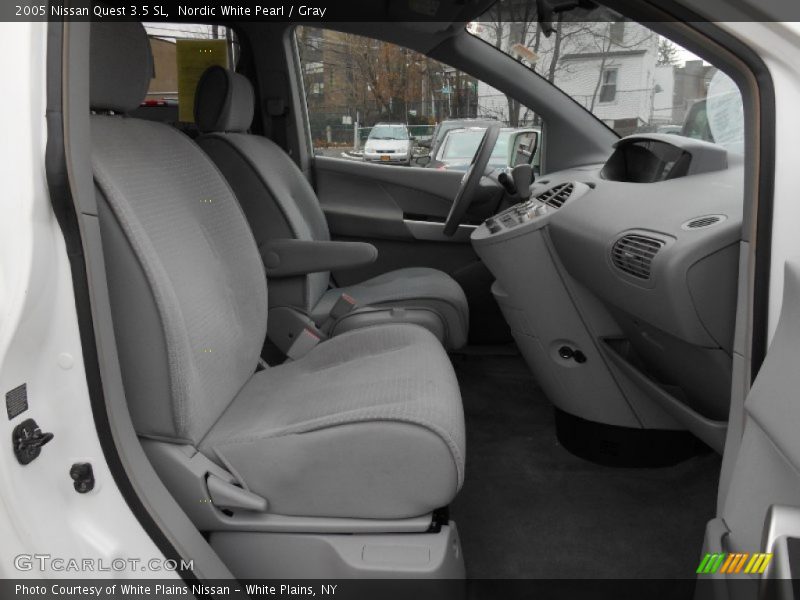 Nordic White Pearl / Gray 2005 Nissan Quest 3.5 SL