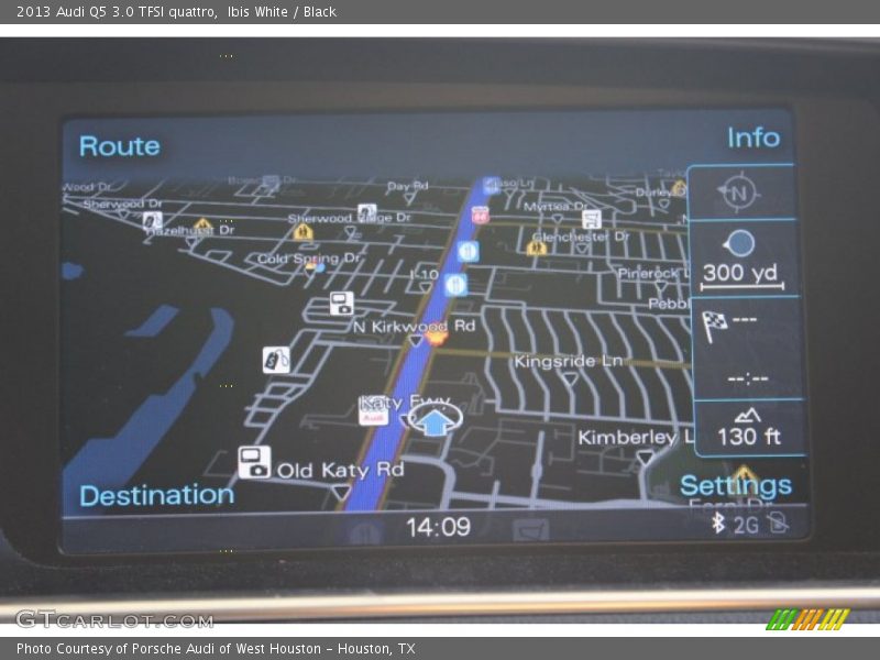 Navigation of 2013 Q5 3.0 TFSI quattro