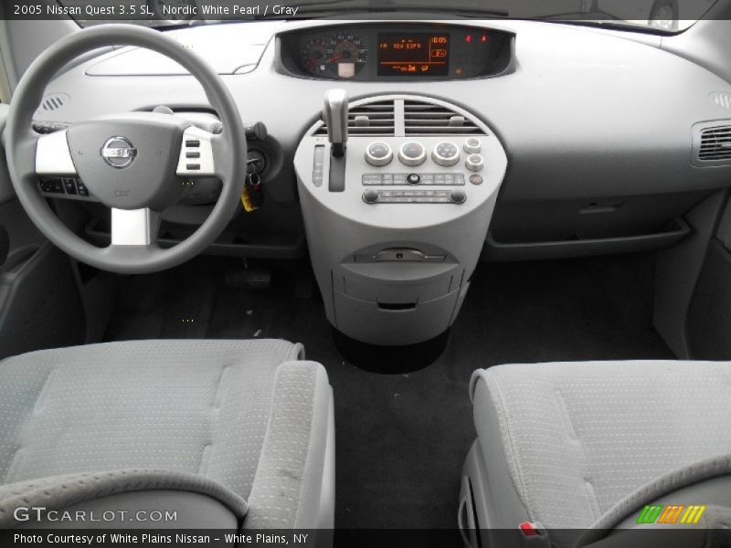 Nordic White Pearl / Gray 2005 Nissan Quest 3.5 SL