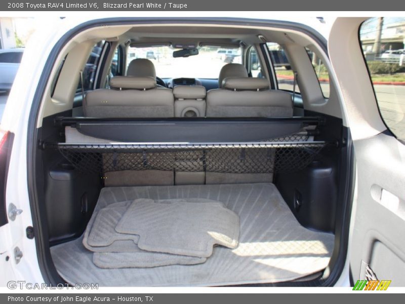 Blizzard Pearl White / Taupe 2008 Toyota RAV4 Limited V6