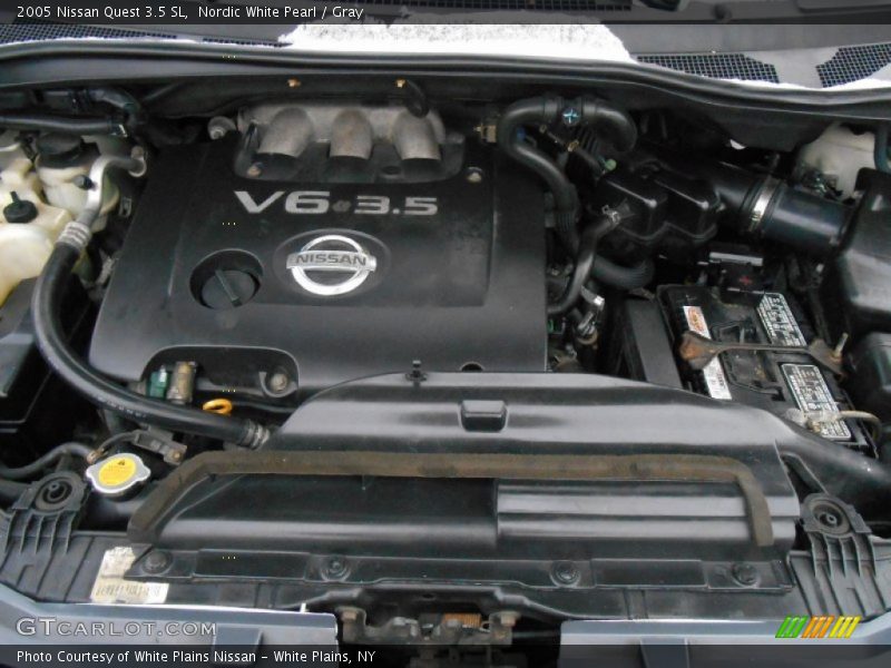 Nordic White Pearl / Gray 2005 Nissan Quest 3.5 SL