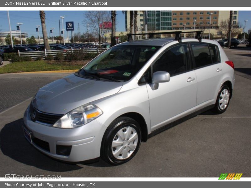 Brilliant Silver Metallic / Charcoal 2007 Nissan Versa SL