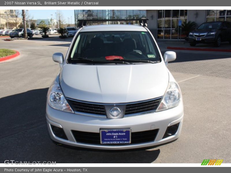 Brilliant Silver Metallic / Charcoal 2007 Nissan Versa SL